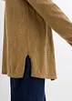 Cardigan i ren bomullsslub, bonprix