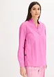 Tunika i poplin med knapper, bonprix