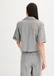 Skjortebluse med nålestripemønster, bonprix