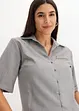 Skjortebluse med nålestripemønster, bonprix
