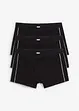 Boksershorts i ettersittende modell (3-pack), bonprix