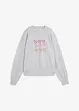 Sweatshirt i bomullsmiks, bonprix