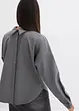 Oversized, vendbar bluse med viskose, bonprix