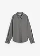 Oversized, vendbar bluse med viskose, bonprix