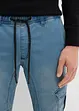 Regular Fit sweat-jeans med cargolommer, Straight, bonprix