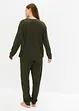 Loungewear-kosedress i mykt, ribbet materiale, bonprix