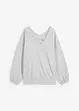 Oversized sweatshirt i myk bomullsmiks, bonprix