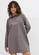 Sweatshirtkjole i ren bomull, bonprix