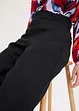 Vid bukse i lin-look med elastisk linning, bonprix