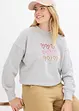 Sweatshirt i bomullsmiks, bonprix