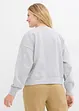 Sweatshirt i bomullsmiks, bonprix