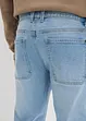 Relaxed Fit-jeans i formstabil, slitesterk denim med stretch, tapered, bonprix