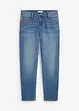 Relaxed Fit-jeans i formstabil, slitesterk denim med stretch, tapered, bonprix