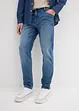 Relaxed Fit-jeans i formstabil, slitesterk denim med stretch, tapered, bonprix