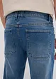 Relaxed Fit-jeans i formstabil, slitesterk denim med stretch, tapered, bonprix