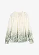 Bluse med silke, bonprix
