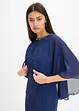 Bodycon-kjole med avtagbar cape, bonprix