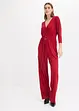 Jumpsuit med belte og 3/4-lange ermer, bonprix