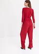 Jumpsuit med belte og 3/4-lange ermer, bonprix