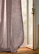 Gardin i lin-look med resirkulert polyester (2-pack), bonprix