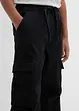 Pull on-cargobukse med stretch, Regular Fit, bonprix