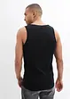 Singlet i mykt ribbet materiale (3-pack), bonprix