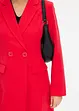 Lang blazer med V-hals, lange ermer, bonprix