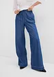 Wide Leg-jeans, Mid Waist, komfortlinning, bonprix