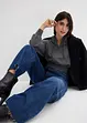 Baggy-jeans Mid Waist, komfortlinning, Super Soft, bonprix