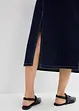 Jeansskjørt Mid Waist, komfortlinning, super soft, bonprix