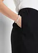 Bermudashorts i lin-/viskosemiks, High Waist, bonprix