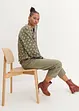 Oversized bluse i lett musselin, bonprix