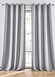 Mikrofibergardin med resirkulert polyester (2 pack), bonprix