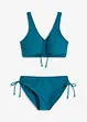 Bustier-bikini (2-delt sett) med knytebånd, bonprix