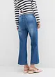 Straight-jeans Mid Waist, komfortlinning Low Stretch, cropped, bonprix