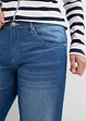 Straight-jeans Mid Waist, komfortlinning Low Stretch, cropped, bonprix