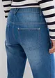 Straight-jeans Mid Waist, komfortlinning Low Stretch, cropped, bonprix