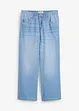 Straight-jeans Mid Waist, komfortlinning Low Stretch, cropped, bonprix