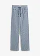 Loose Straight-jeans, High Waist, stripemønster, bonprix