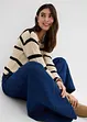Wide Leg-jeans, Mid Waist, komfortlinning, bonprix