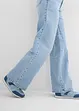Wide Leg-jeans, High Waist, Low Stretch, bonprix
