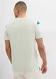 T-skjorte med økologisk bomull, Slim Fit, bonprix