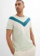 T-skjorte med økologisk bomull, Slim Fit, bonprix