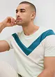 T-skjorte med økologisk bomull, Slim Fit, bonprix