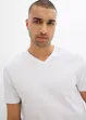T-skjorte i ren økologisk bomull, Slim Fit (2-pack), bonprix