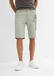 Bermudashorts i denim med print, Regular Fit, bonprix