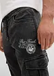 Regular Fit-pull on-cargojeans med stretch, Tapered, bonprix