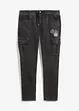 Regular Fit-pull on-cargojeans med stretch, Tapered, bonprix