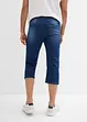 Regular Fit pull on-jeans i 3/4-lengde, Straight, lett denim (2-pack), bonprix