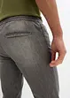 Regular Fit-3/4-pull on-jeans i lett denim med stretch, Straight, (2-pack), bonprix